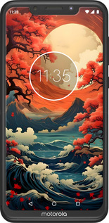 2D пластиковий чехол Природа Японії для Motorola One Power - 6327t-1588 изображение 