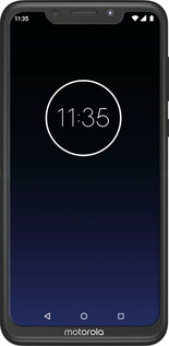 2D пластиковый чехол Градиент в тёмно - синем стиле для Motorola One Power - 6542t-1588 изображение 