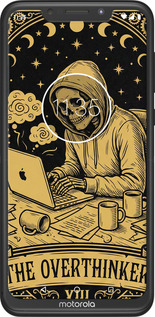 2D пластиковый чехол The Overthinker для Motorola One Power - 6774t-1588 изображение 