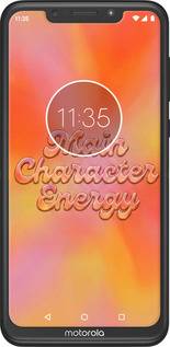 2D пластиковый чехол Aura Gradient Main Character Energy Aesthetic Y2K для Motorola One Power - 6783t-1588 изображение 