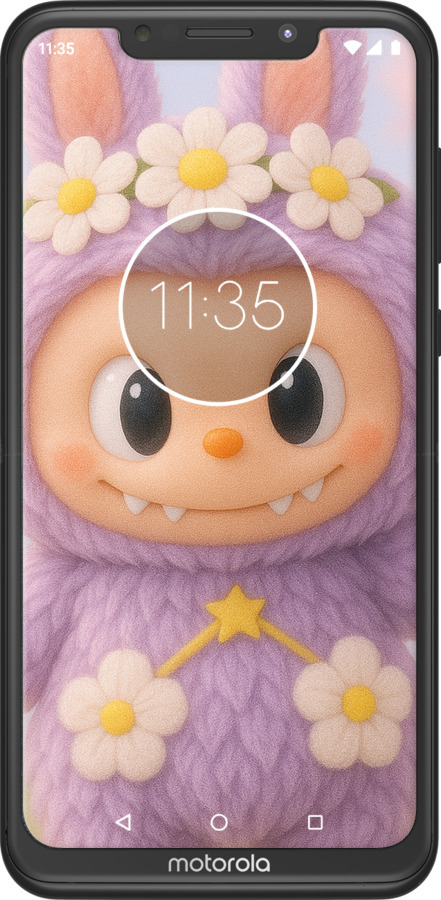 Силіконовий чехол Лабубу 1 для Motorola One Power - 6709u-1588 изображение 