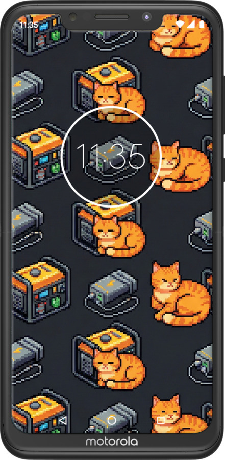 2D пластиковый чехол Autonomous Zone для Motorola One Power - 6771t-1588 изображение 