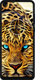 Силіконовий чехол Леопард для Motorola One Vision - 6611u-1782 изображение 