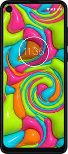 Силіконовий чехол Y2K Jelly Dream для Motorola One Vision - 6780u-1782 изображение 