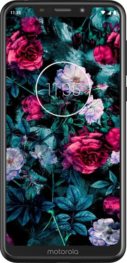 2D пластиковый чехол Сад и розы для Motorola One - 6483t-1589 изображение 