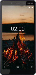 Силиконовый чехол Огонь для Nokia 1 Plus - 6021u-1677 изображение 
