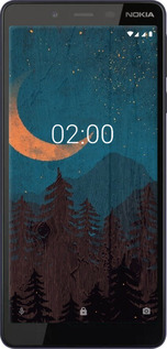 Силиконовый чехол Звездный лес для Nokia 1 Plus - 6480u-1677 изображение 