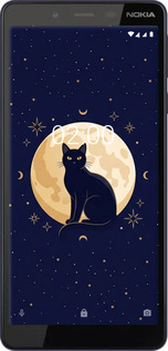 Силіконовий чехол Cute Cat Celestial/Witchy для Nokia 1 Plus - 6787u-1677 изображение 