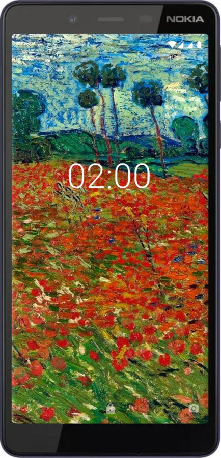 Силіконовий чехол Вінсент Ван Гог-Макове поле для Nokia 1 Plus - 6466u-1677 изображение 