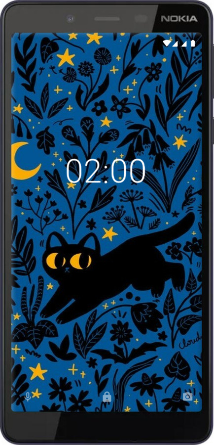 Силіконовий чехол Літня ніч для Nokia 1 Plus - 6472u-1677 изображение 