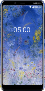 3D пластиковый матовый чехол Билокур для Nokia 3.1 Plus - 5908m-1607 изображение 
