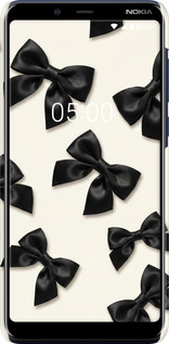 3D пластиковый матовый чехол Dark Coquette для Nokia 3.1 Plus - 6765m-1607 изображение 