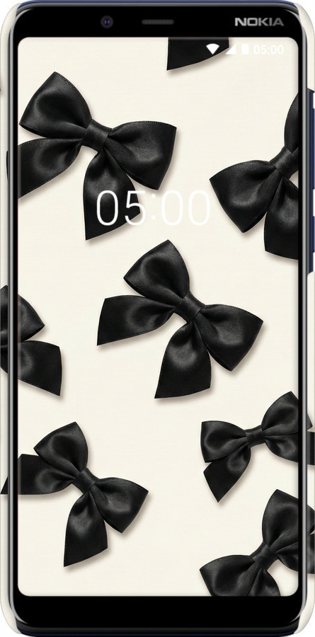 3D пластиковый матовый чехол Dark Coquette для Nokia 3.1 Plus - 6765m-1607 изображение 