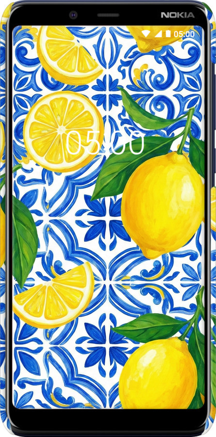 3D пластиковый матовый чехол Grocery Girl Italian Summer для Nokia 3.1 Plus - 6766m-1607 изображение 