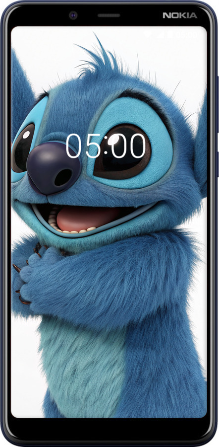 Силіконовий чехол Стіч 1 для Nokia 3.1 Plus - 6686u-1607 изображение 