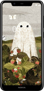 2D пластиковый чехол Клубничные поля и привидения для Nokia 5.1 Plus - 6426t-1543 изображение 
