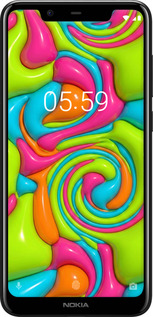 Силиконовый чехол Y2K Jelly Dream для Nokia 5.1 Plus - 6780u-1543 изображение 