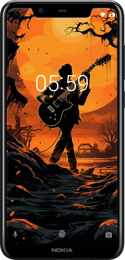 Силіконовий чехол Чохол для телефону для Nokia 5.1 Plus - 5958u-1543 изображение 