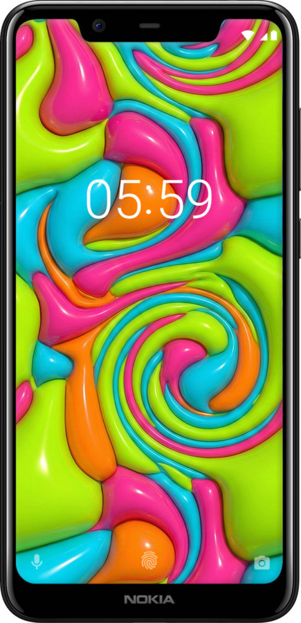 Силиконовый чехол Y2K Jelly Dream для Nokia 5.1 Plus - 6780u-1543 изображение 