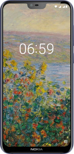 Силиконовый чехол Пейзаж для Nokia 6.1 Plus - 6445u-1539 изображение 