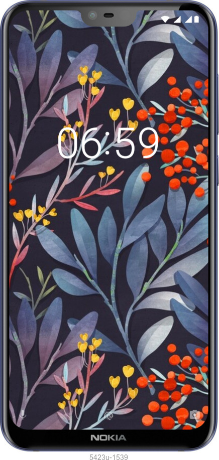 Силіконовий чехол № 5423 для Nokia 6.1 Plus - 5423u-1539 изображение 