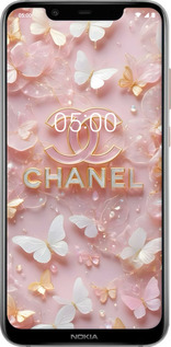 Силіконовий чехол Шанель для Nokia 7.1 Plus - 6366u-1606 изображение 