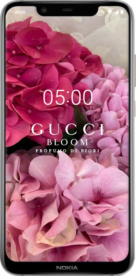 Силіконовий чехол Гучи для Nokia 7.1 Plus - 6341u-1606 изображение 