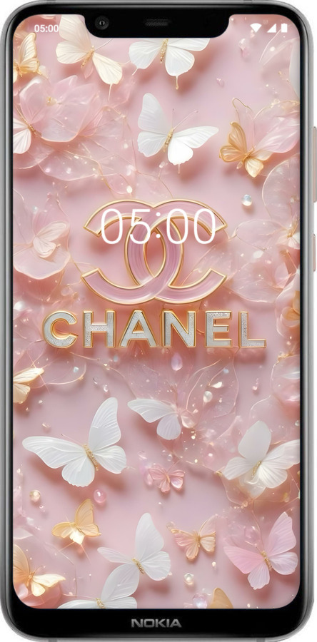 Силіконовий чехол Шанель для Nokia 7.1 Plus - 6366u-1606 изображение 
