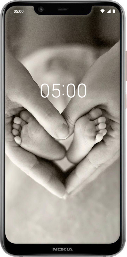 Силиконовый чехол Любовь для Nokia 7.1 Plus - 699u-1606 изображение 
