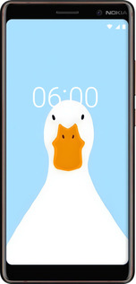 2D пластиковий чехол Гусак для Nokia 7 Plus - 6350t-1354 изображение 
