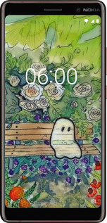 2D пластиковый чехол Грустное привидение для Nokia 7 Plus - 6403t-1354 изображение 