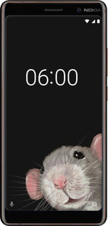 2D пластиковый чехол The Peeking Rat для Nokia 7 Plus - 6442t-1354 изображение 
