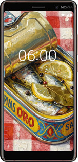 2D пластиковый чехол Vintage Sardine Tin Phone для Nokia 7 Plus - 6772t-1354 изображение 