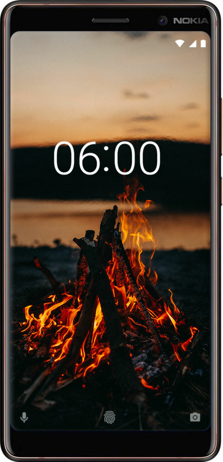2D пластиковий чехол Вогонь для Nokia 7 Plus - 6021t-1354 изображение 