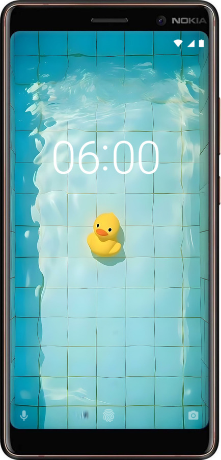 2D пластиковый чехол Утенок для Nokia 7 Plus - 6323t-1354 изображение 