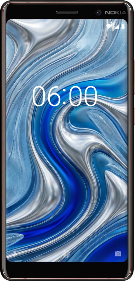 2D пластиковий чехол Liquid Chrome для Nokia 7 Plus - 6781t-1354 изображение 