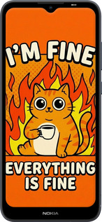 Силіконовий чехол Funny Cat для Nokia C20 - 6786u-2510 изображение 