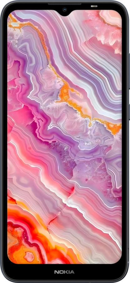 Силиконовый чехол Мрамор 2 для Nokia C20 - 6307u-2510 изображение 