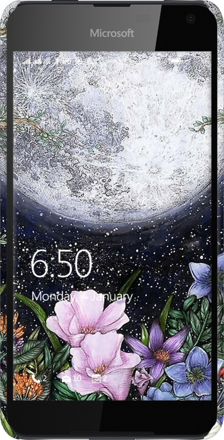 3D пластиковый матовый чехол Полночь в саду для Nokia Lumia 650 - 6259m-393 изображение 