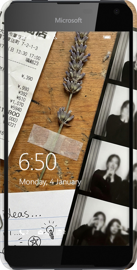 3D пластиковый матовый чехол Aesthetic Scrapbook Collage для Nokia Lumia 650 - 6773m-393 изображение 