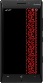 Силиконовый чехол Вышиванка 53 для Nokia Lumia 930 - 2041u-311 изображение 