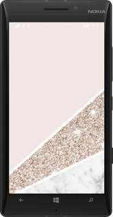 Силиконовый чехол Пастельный мрамор для Nokia Lumia 930 - 4342u-311 изображение 