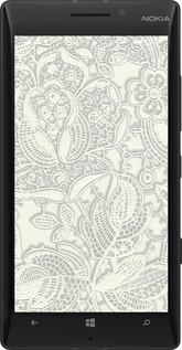 Силиконовый чехол Белое кружево для Nokia Lumia 930 - 4383u-311 изображение 