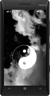 Силиконовый чехол Инь и Янь для Nokia Lumia 930 - 4389u-311 изображение 