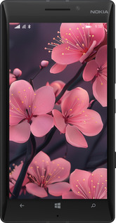 Силиконовый чехол Пурпурная сакура для Nokia Lumia 930 - 6075u-311 изображение 