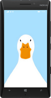 Силиконовый чехол Гусь для Nokia Lumia 930 - 6350u-311 изображение 