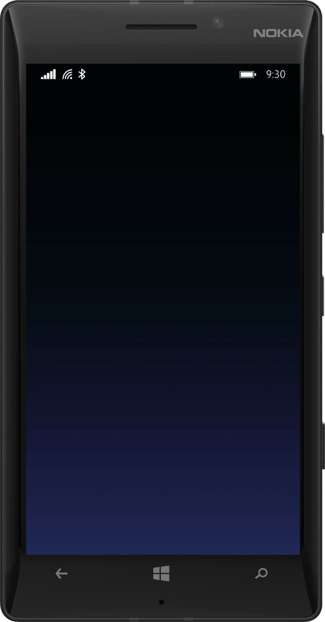 Силиконовый чехол Градиент в тёмно - синем стиле для Nokia Lumia 930 - 6542u-311 изображение 