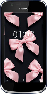 Силіконовий чехол Coquette Ribbons Dark Coquette для Nokia 1 - 6767u-1373 изображение 