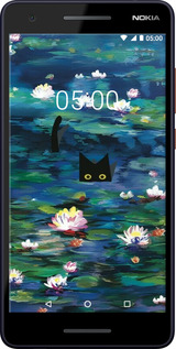 Силиконовый чехол із зображенням водяних лілій та кішок для Nokia 2.1 - 6257u-1532 изображение 