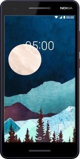 Силиконовый чехол Горная идиллия ночной пейзаж для Nokia 2.1 - 6488u-1532 изображение 